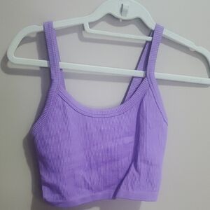 Forever 21 Lavender Ribbed Top Size M